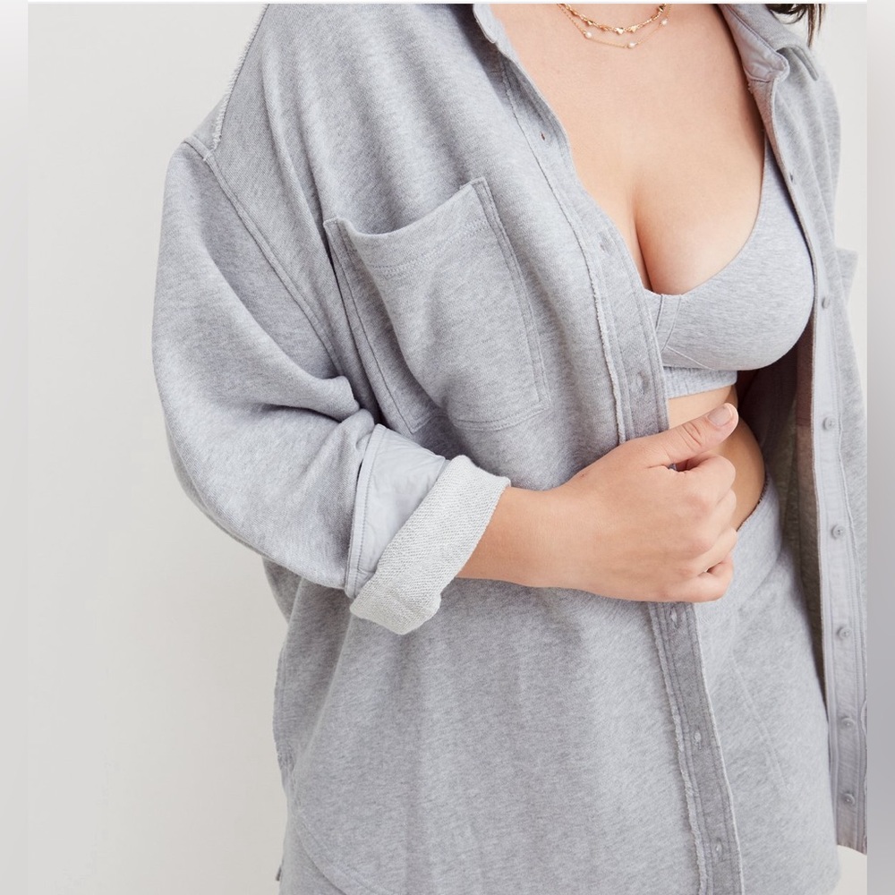 Aerie Lumberjane Fleece Shirt